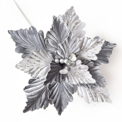 Silver Christmas Flower