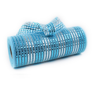 Blue decorative mesh