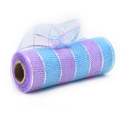 Purple and Blue Decorative Mesh