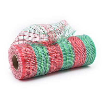 Red and Green Decorative Mesh