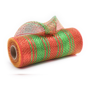 Orange and Green Decorative Mesh