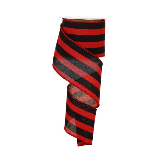 red and black stripe ribbon