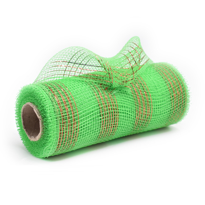 Green and Red Decorative Mesh