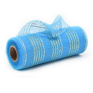 Blue and Gold Decorative Mesh