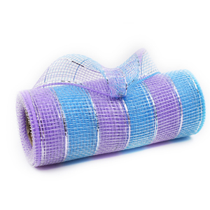 Purple and blue decorative mesh