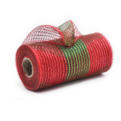 Red and Green Decorative Mesh