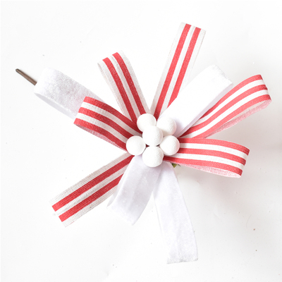 Red and White Christmas Flower