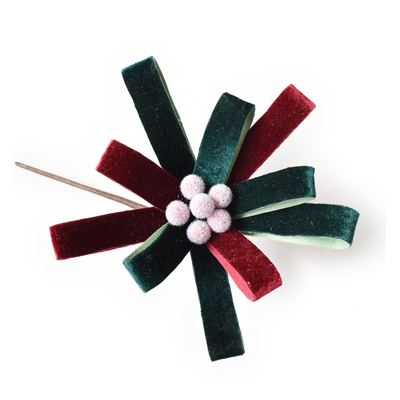 Atrovirens and Burgundy Christmas Flower