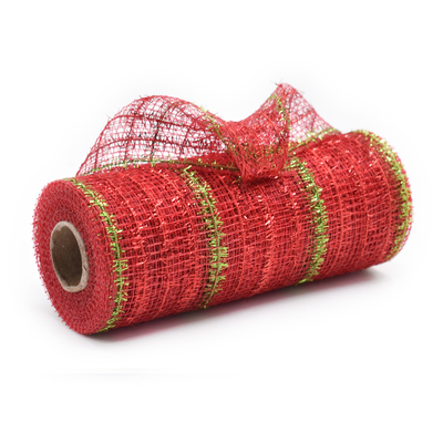 Red and Green Decorative Mesh