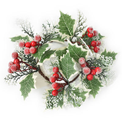 RED AND GREEN WREATH