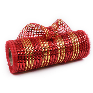 Red decorative mesh