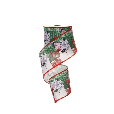 imitation linen ribbon with digital printing pattern